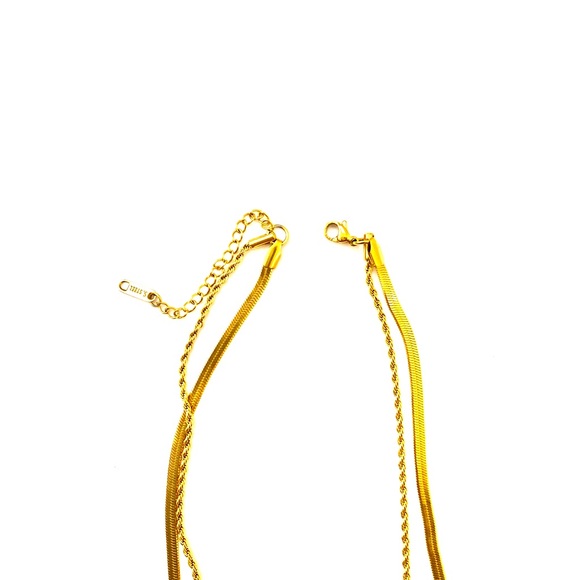 Red Heart Rhinestone 18K Gold Plated Stainless Steel Chains- New! - Picture 8 of 8